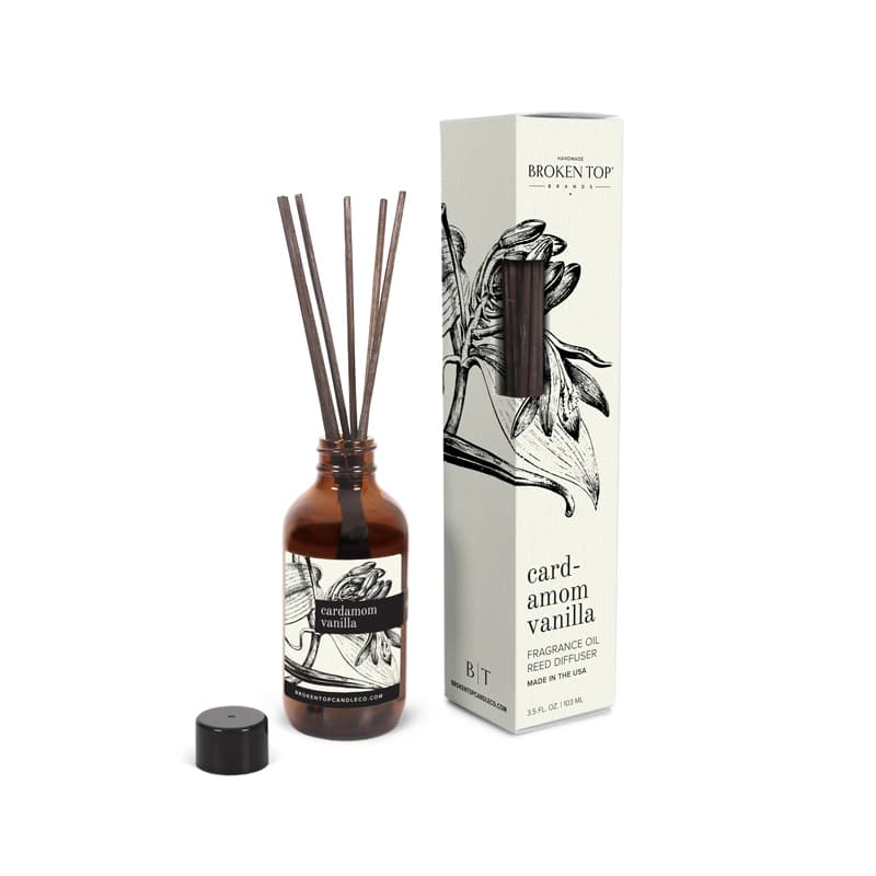 Broken Top Cardamom Vanilla Reed Diffuser
