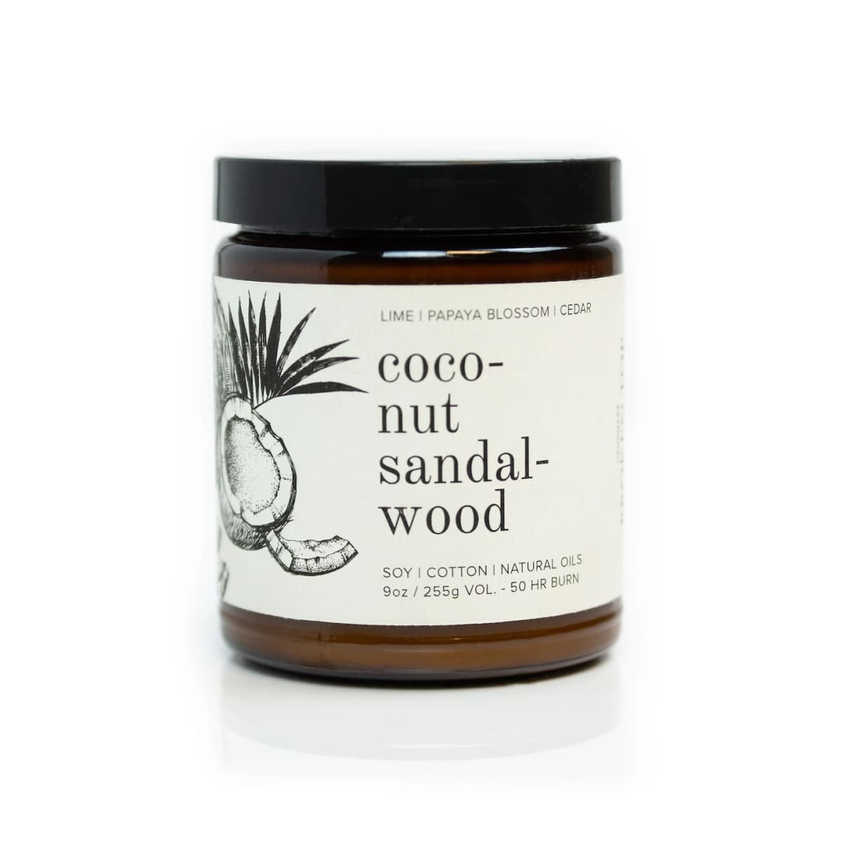 Coconut Sandalwood 9oz Soy Candle
