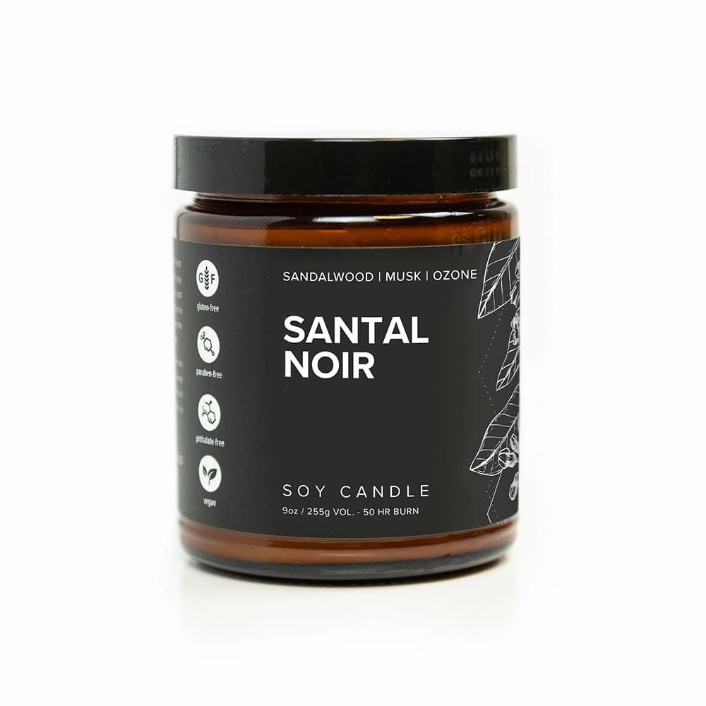 Santal Noir 9oz Soy Candle