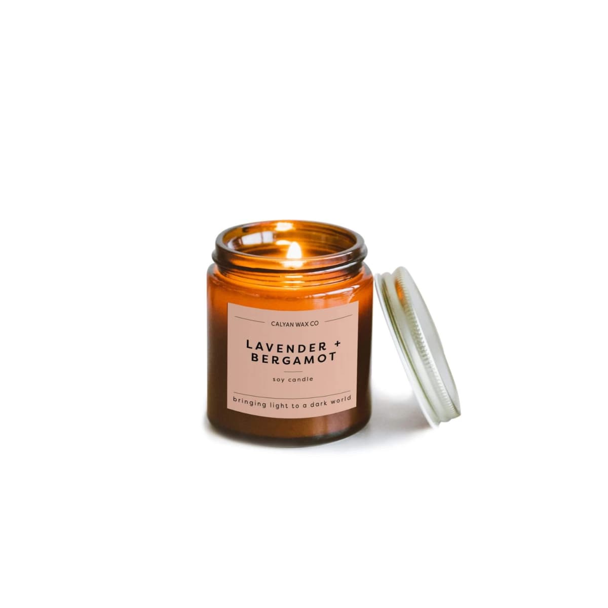 Lavender + Bergamot Mini Amber Jar