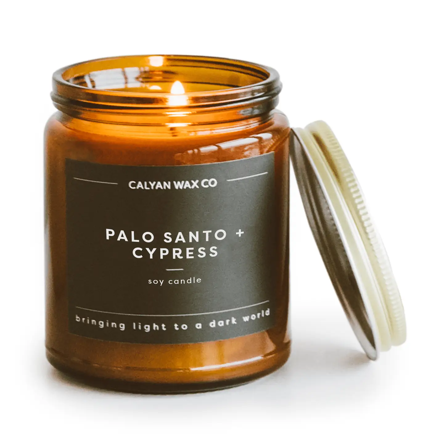 Palo Santo + Cypress Amber Jar
