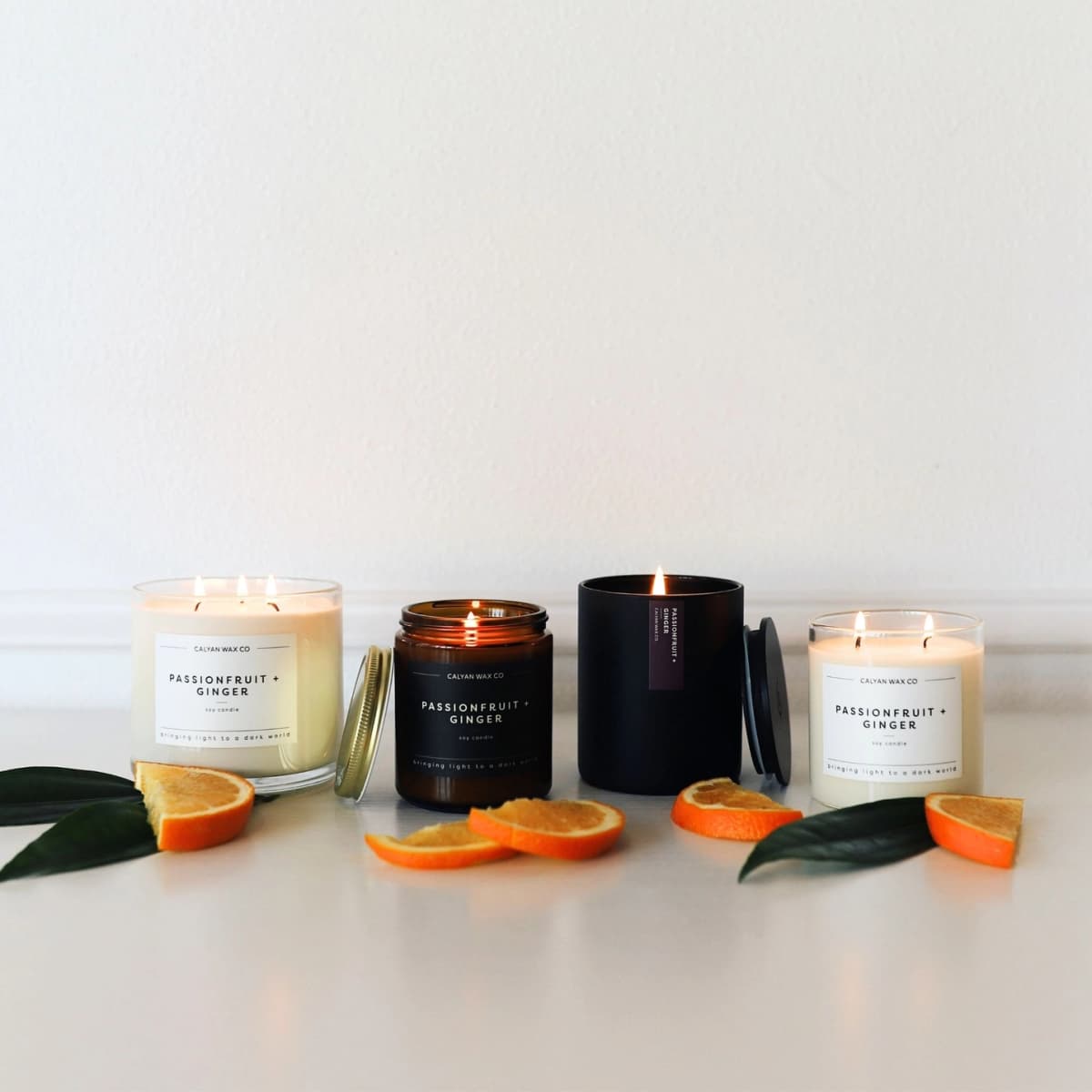 Calyan Wax Co. Passionfruit + Ginger Soy Candle
