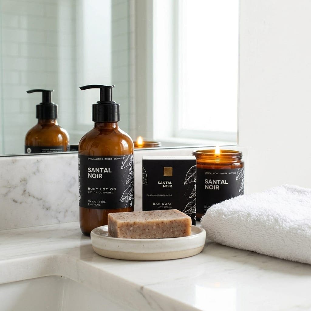 Santal Noir Bathroom Set