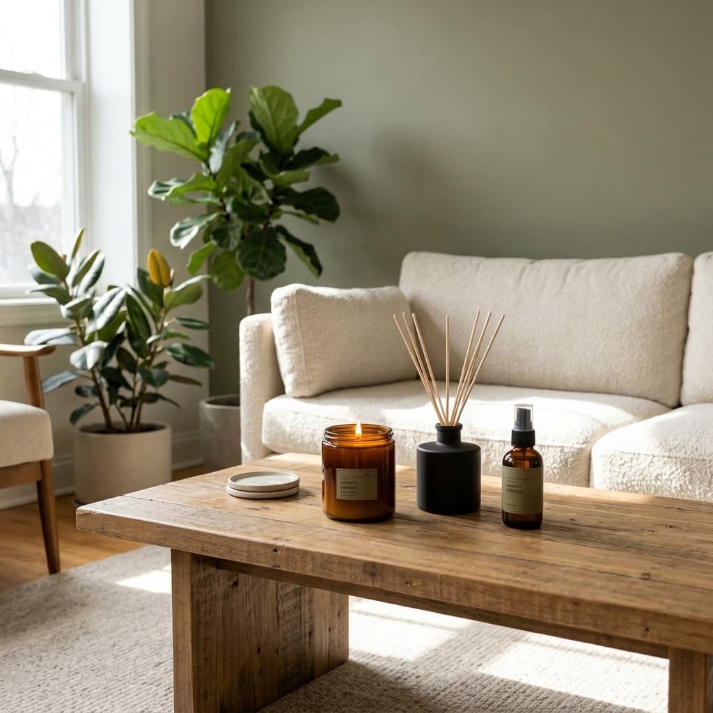 Amber and Oakmoss Living Room Set