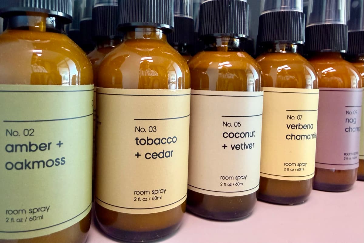 Home fragrance and candle brands at Santa Cruz Scent