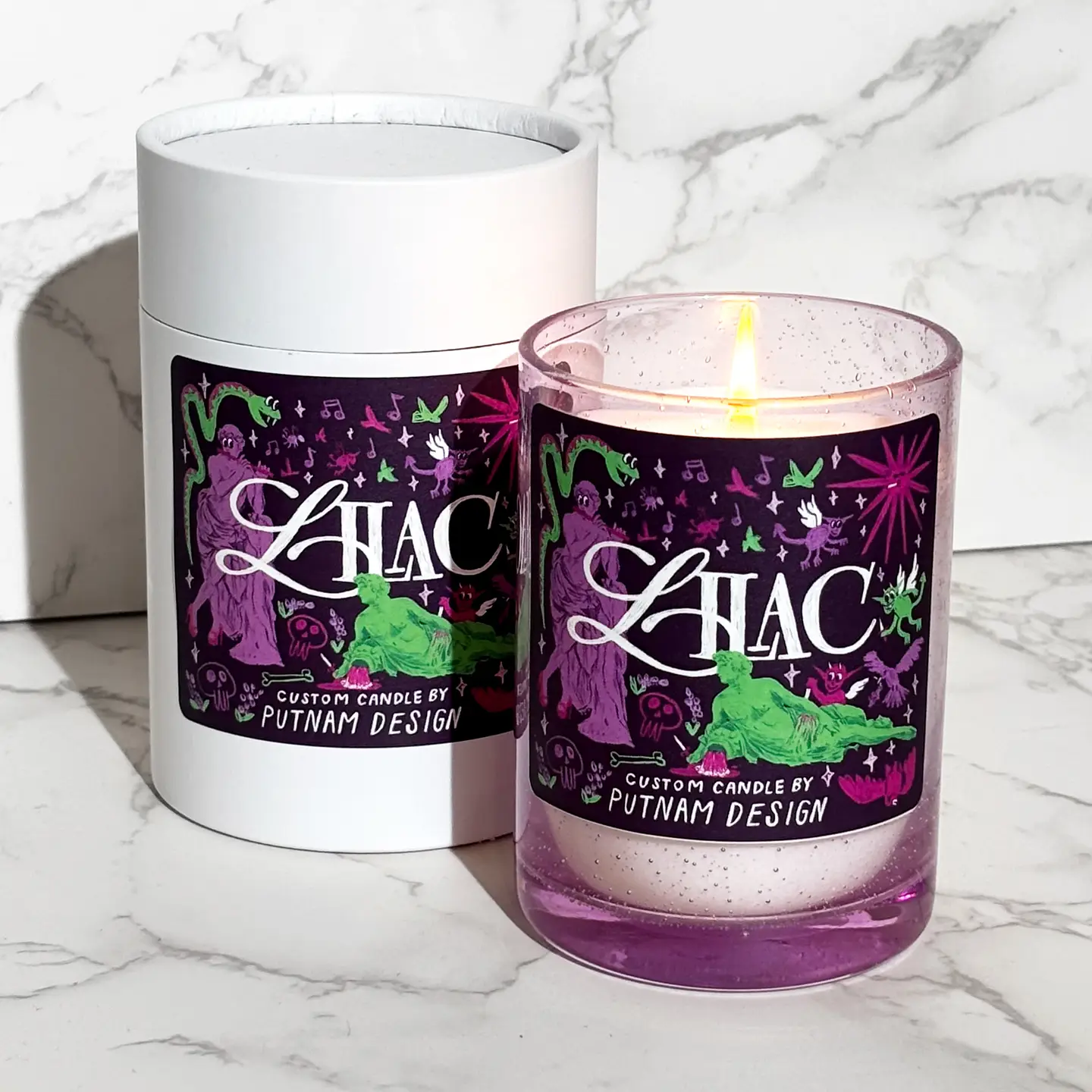 Lilac Candle