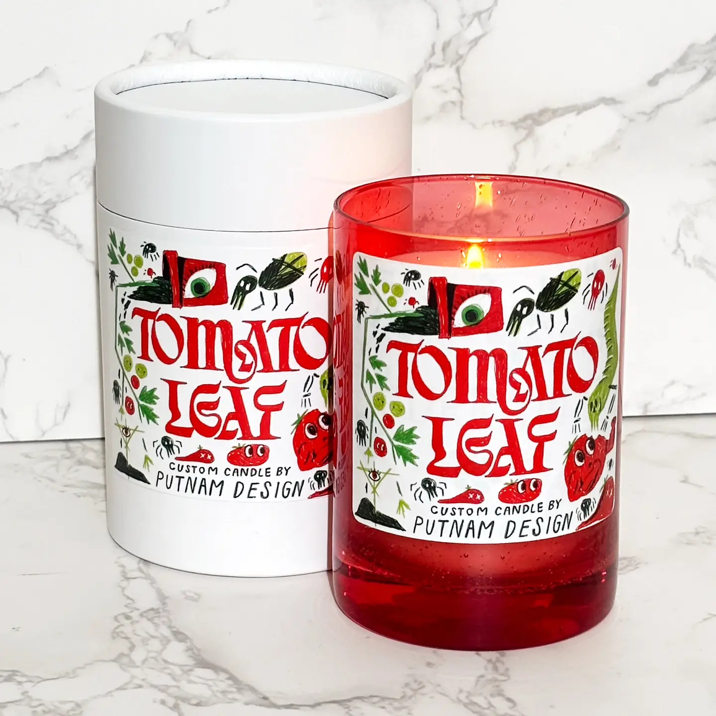 Tomato Leaf Candle